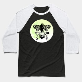 Bee Silhouette Baseball T-Shirt